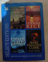 Gallow thief(Bernard Cornwell), Safe Harbour (Luanne Rice), Without fail (Lee Child), On the street where you live (Marry Higgins Clark) Readers digest 4 in 1 