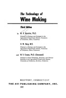 The Technology of Wine Making